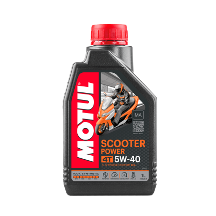 روغن موتول سنتتیک اسکوتر MOTUL 5w40 | یک لیتری